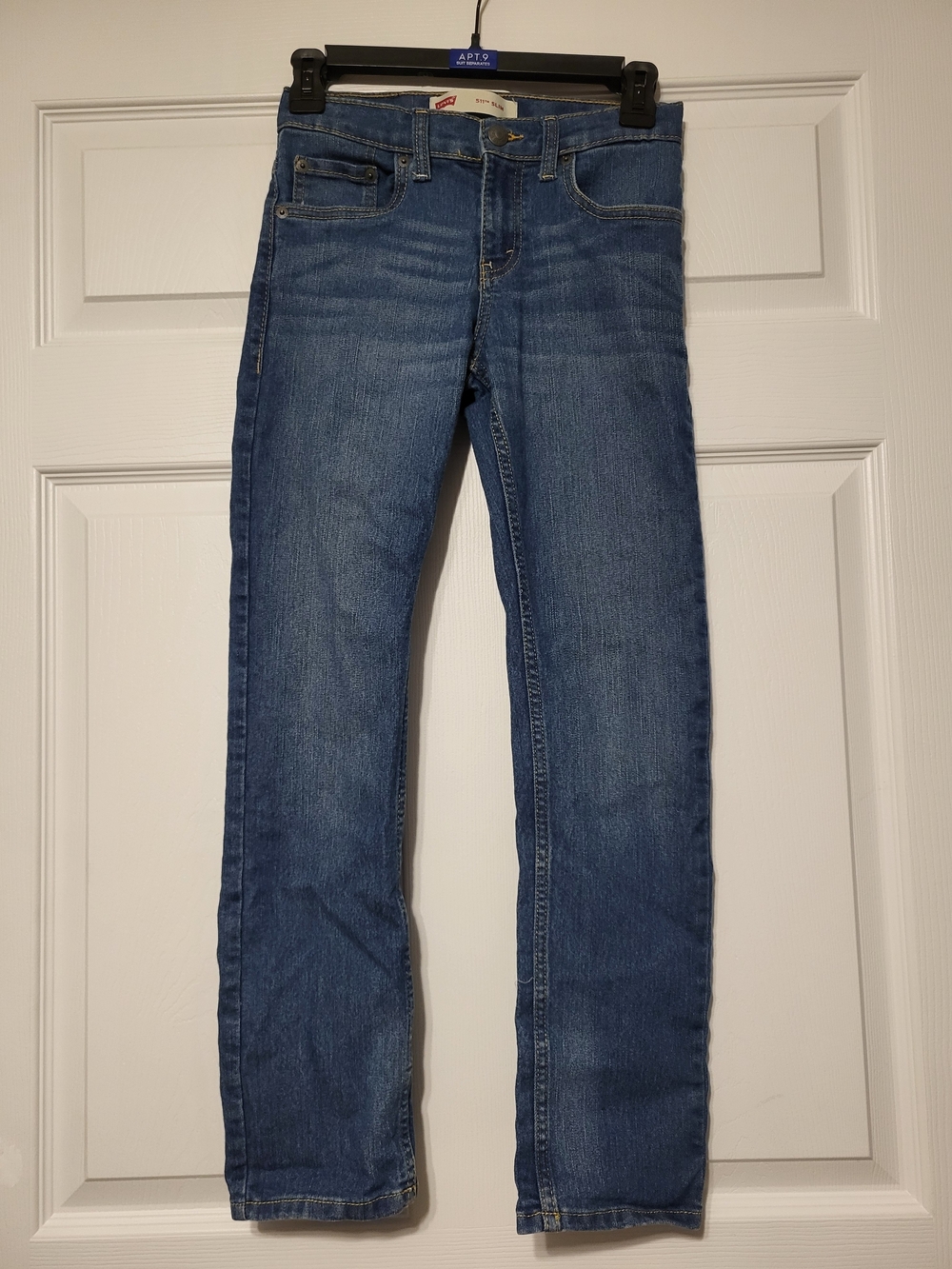 Levi's 511 Slim Fit Boys Jeans Size 10 Regular W25 x L25 Adjustable Waist Medium